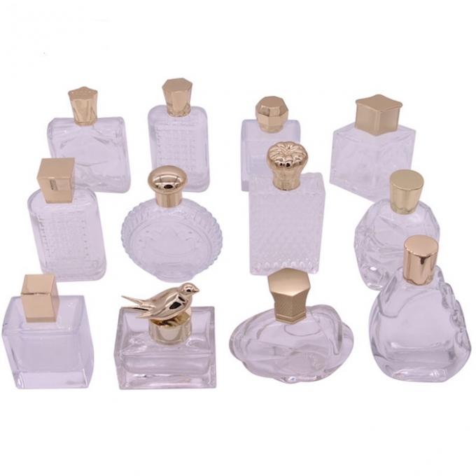 Customized Luxury Bird Design Gold Plating perfume bottle tops Free Sample