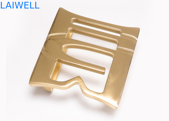 Newest Design Western Style Cowboy Custom Letter Metal Belt Buckles With Silver Finish