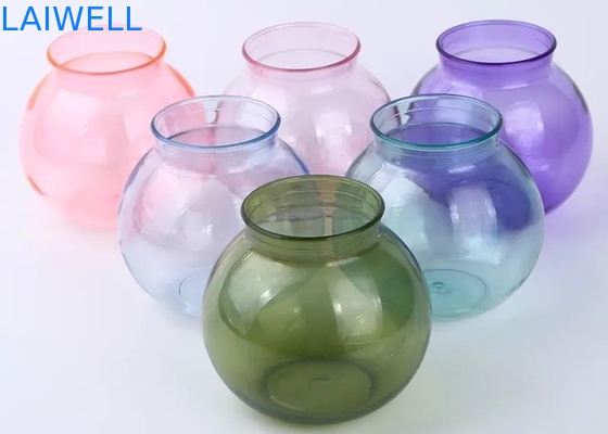 600ML Customized PET Vase Plastic Container with High Chemical and UV Resistance
