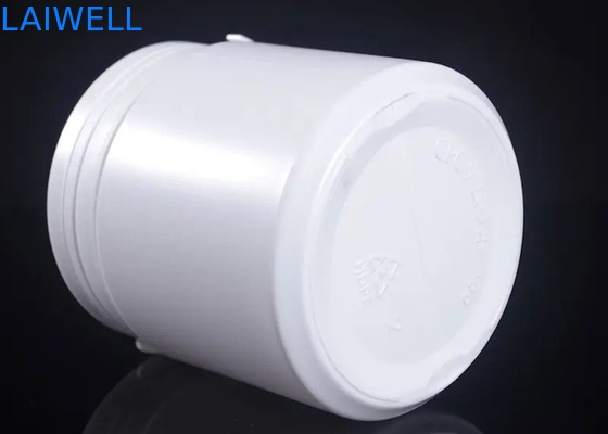 Airtight Modern White Round Storage Bottle 500ML Milk Powder Jars HDPE Plastic Containers With Tear Off Cap