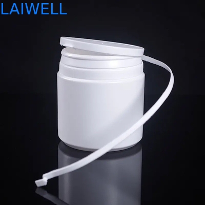 Airtight Modern White Round Storage Bottle 500ML Milk Powder Jars HDPE Plastic Containers With Tear Off Cap
