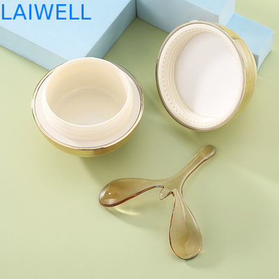 30G Custom Mini Luxury Cosmetic Eye Cream Jar Plastic Containers With Tight Locking Lids
