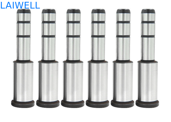 CNC Lathe Machining Hardware Injection Mold Comptonents SUJ2 Steel Step Guide Post Column For Industrial Use