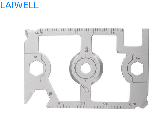 Precision Punch Stamping 70MM Sandblasting Multifunctional EDC Tool Card Knife Stainess Steel Bottle Opener