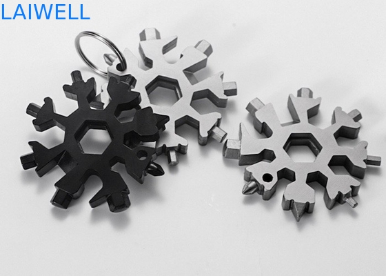 60*60*6MM Multi-purpose Stainless Steel EDC Tool Card Sandblasting Metal Bottle Opener Customized Design