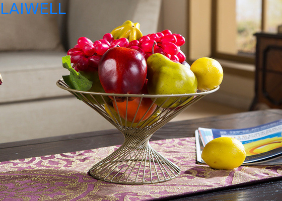 27.5*15*15CM Luxury Black Baking Varnish Iron Fruit Basket Metal Houseware Heat Resistance and Long-Lasting Durability