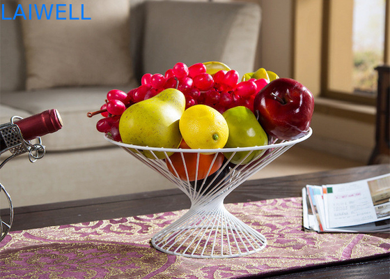 27.5*15*15CM Luxury Black Baking Varnish Iron Fruit Basket Metal Houseware Heat Resistance and Long-Lasting Durability