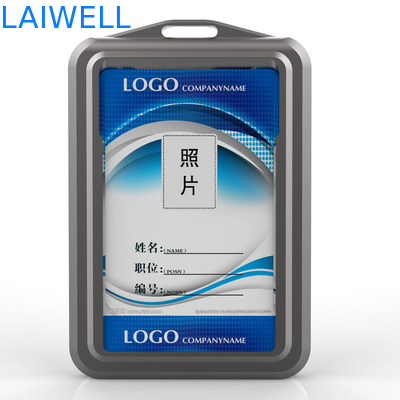 74*110*18MM Customized Gray Color RFID Aluminium Card Wallet Support Branding Custom Multifunctional