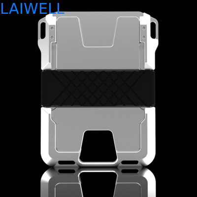 EXW Delivery Term Aluminium Card Wallet with Silicone Band and Luxury Design