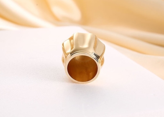 Gold Aroma Vial Caps Eco-friendly Zinc Alloy Material for Elegant Packaging Solutions