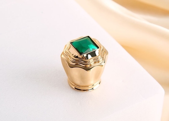Gold Aroma Vial Caps Eco-friendly Zinc Alloy Material for Elegant Packaging Solutions