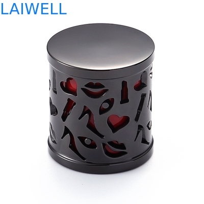 Custom Fashion Modern Zinc Alloy Die Casting CNC Machining Perfume Bottle Caps With Plating Finishing