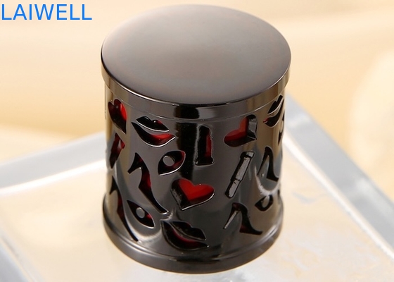 Custom Fashion Modern Zinc Alloy Die Casting CNC Machining Perfume Bottle Caps With Plating Finishing