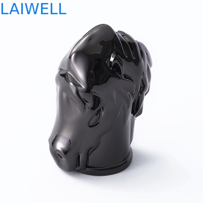Polishing Black Plating Creative Design Die Casting Zinc Alloy Perfume Jar Lids Custom Branding In Mould For Sophisticated Packaging Solutions