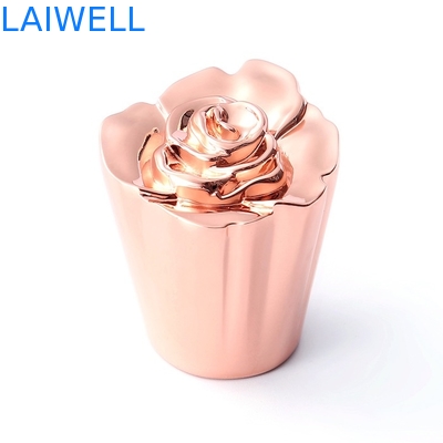 Modern Luxury Unique Design Plating Gold Color Zinc Alloy Die Casting Perfume Bottle Caps Fits Most Bottles As Requested Design