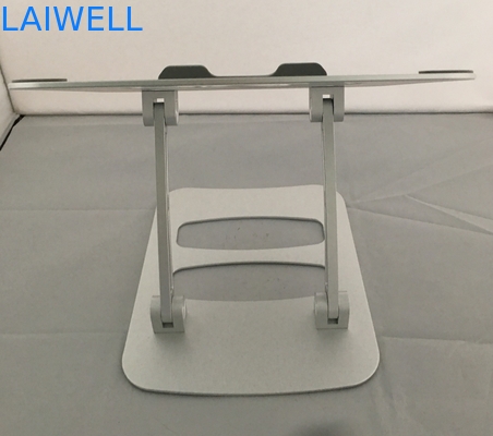 Silver Anodic oxidizing Metal Laptop Stand Tablet Desk Holder 238*250*3MM