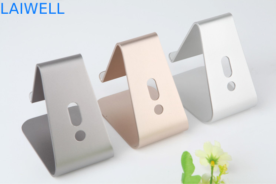 Punch Press Stamping  S Shape Metal Laptop Stand Minimalist Style