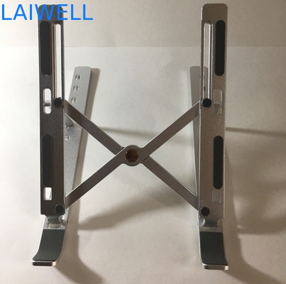 Stamping Machining 4mm Macbook Pro Foldable Stand / Aluminum Ipad Holder