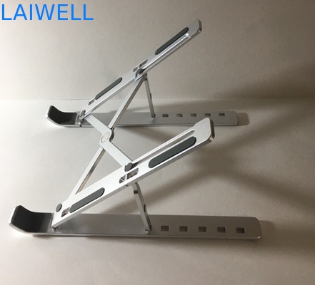 Stamping Machining 4mm Macbook Pro Foldable Stand / Aluminum Ipad Holder
