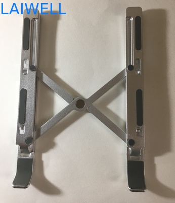 Stamping Machining 4mm Macbook Pro Foldable Stand / Aluminum Ipad Holder