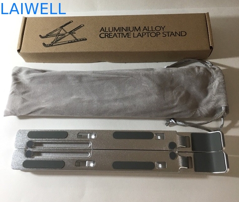 Stamping Machining 4mm Macbook Pro Foldable Stand / Aluminum Ipad Holder