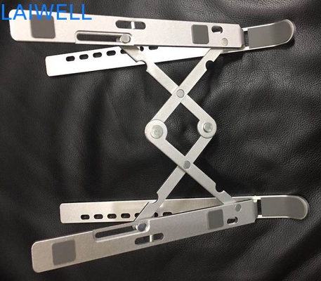 CNC Lathe Machining 250g Tablet Reading Stand / Folding Macbook Stand Durable