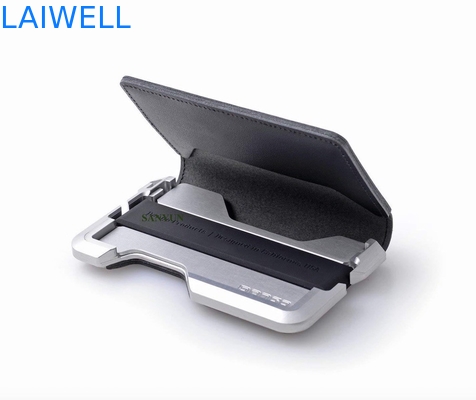 Customizable Aluminium Card Wallet CNC Machining Anode Oxidizing RFID Protection