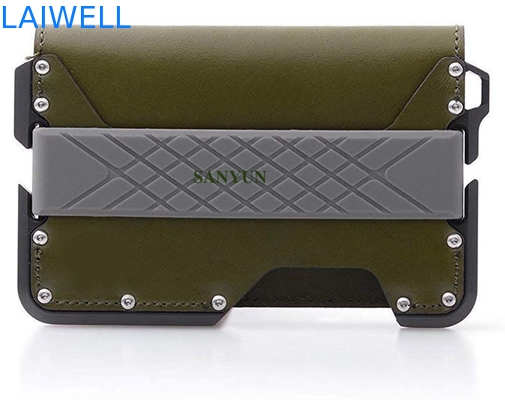 Customizable Aluminium Card Wallet CNC Machining Anode Oxidizing RFID Protection