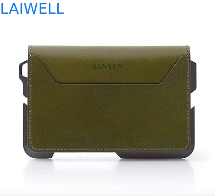 Customizable Aluminium Card Wallet CNC Machining Anode Oxidizing RFID Protection