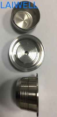 CNC Lathe Machining SS304 Reusable Coffee Capsule / Coffee Filter Cup