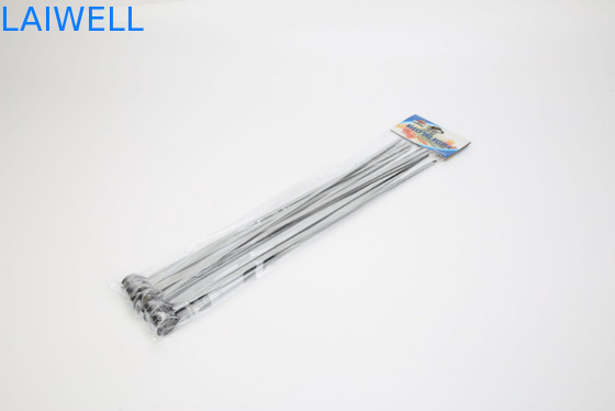 SGS Flat Wide 16.8" Reusable Grilling Kabob Skewers Metal Shish Kabob Sticks