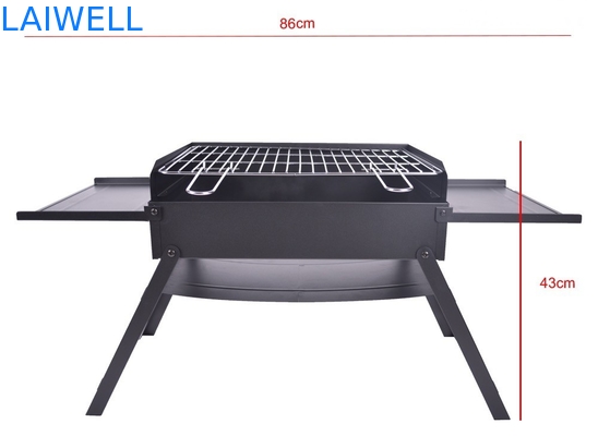 Lightweight 45*30*30cm Chromed Steel Barbecue Grills portable camping bbq Grills
