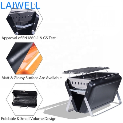 40.5*27.5*9cm Chromed Steel Portable Camping Oven Foldable Charcoal Grill