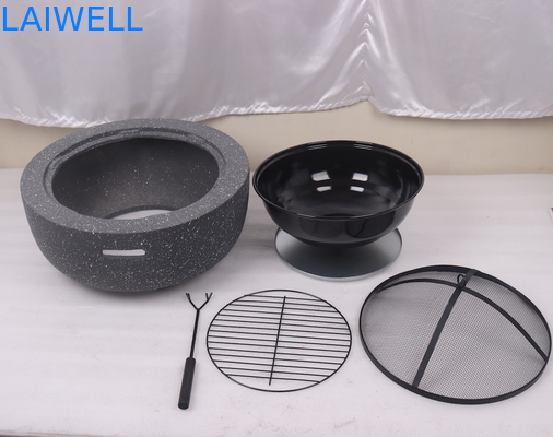 MGO Stone Design 59.5*34.5cm Steel Barbecue Grill Portable Bbq Pit