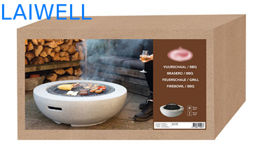 MGO Stone Design 59.5*34.5cm Steel Barbecue Grill Portable Bbq Pit