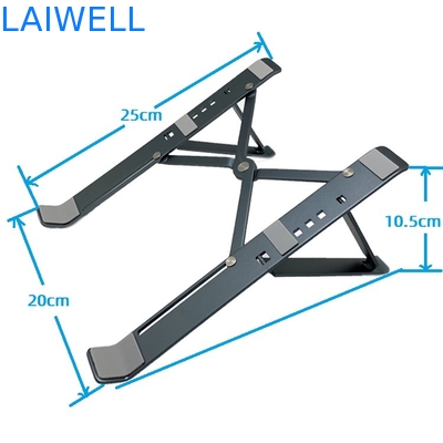 Fashion 220g 3.0mm Metal Laptop Stand / Anodizing Cooling Computer Stand