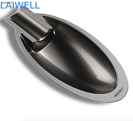 Black Plated 165*35mm Reusable Portable Pocket Ashtray / Vintage Personal Ashtray