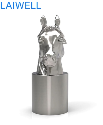 Decorative Horse Head Design Perfume Bottle Lid Electric plating Finishing