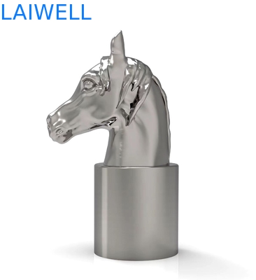 Decorative Horse Head Design Perfume Bottle Lid Electric plating Finishing