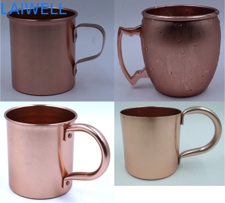 Classical Anodizing 1.0mm Metal Houseware 400ML Aluminum Beer Mugs