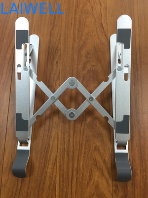 4mm Punch stamping Adjustable Tabletop Laptop Stand metal laptop riser