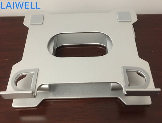 Anodizing 3.0mm Laptop Cooling Stand Silver Aluminum Foldable Tablet Holder