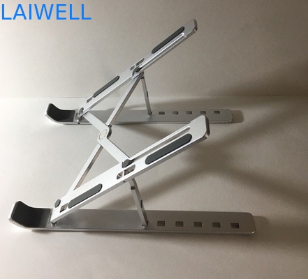 Portable Dustproof 250g Metal Laptop Stand Adjustable Ipad Holder For Desk