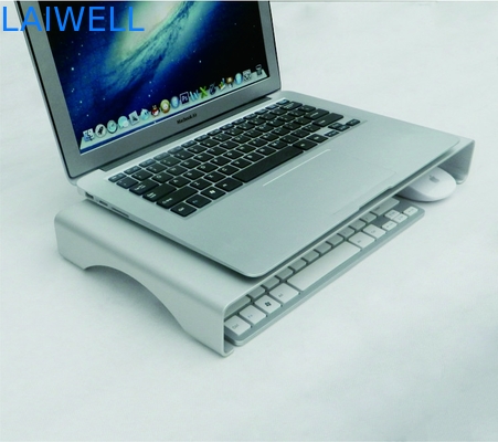 Punch Press Stamping 3.5mm Metal Laptop Desk Aluminum Laptop Stand Adjustable Height