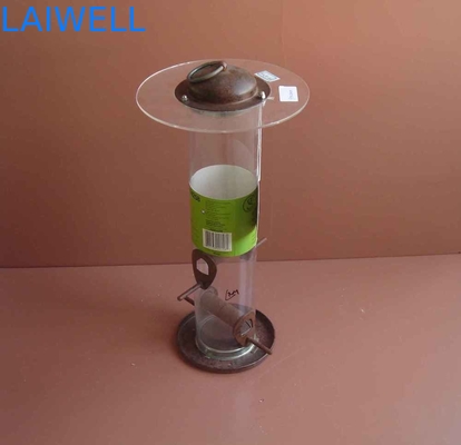 Decorative SGS Stainless Steel Squirrel Proof Bird Feeder Rust proof