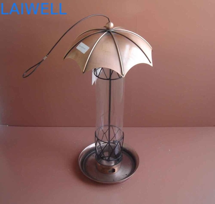 Decorative SGS Stainless Steel Squirrel Proof Bird Feeder Rust proof