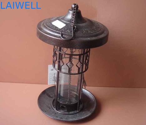 Zinc Alloy Wall Mounted EN71 Squirrel Buster Bird Feeder / Metal Seed Feeder