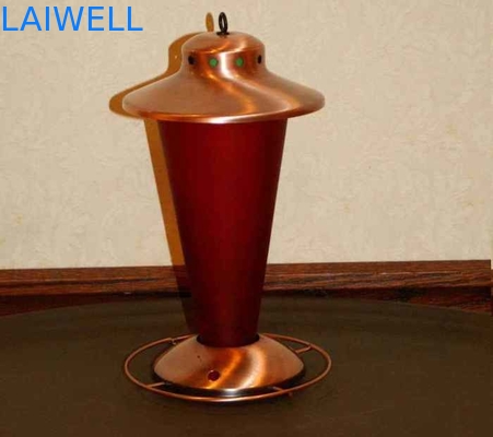 Home Hanging Painted Decorative Metal Bird Feeders Rust Resistance
