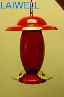 Home Hanging Painted Decorative Metal Bird Feeders Rust Resistance