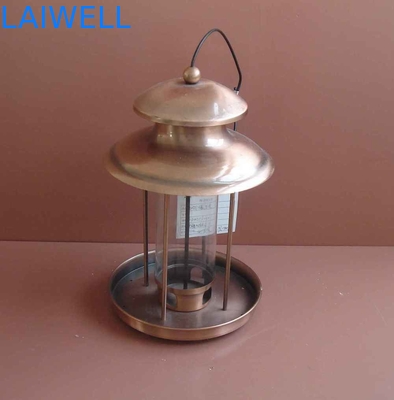 EN71 Electric Plating Hanging Metal Suet Feeder Metal Bird Feeding Station